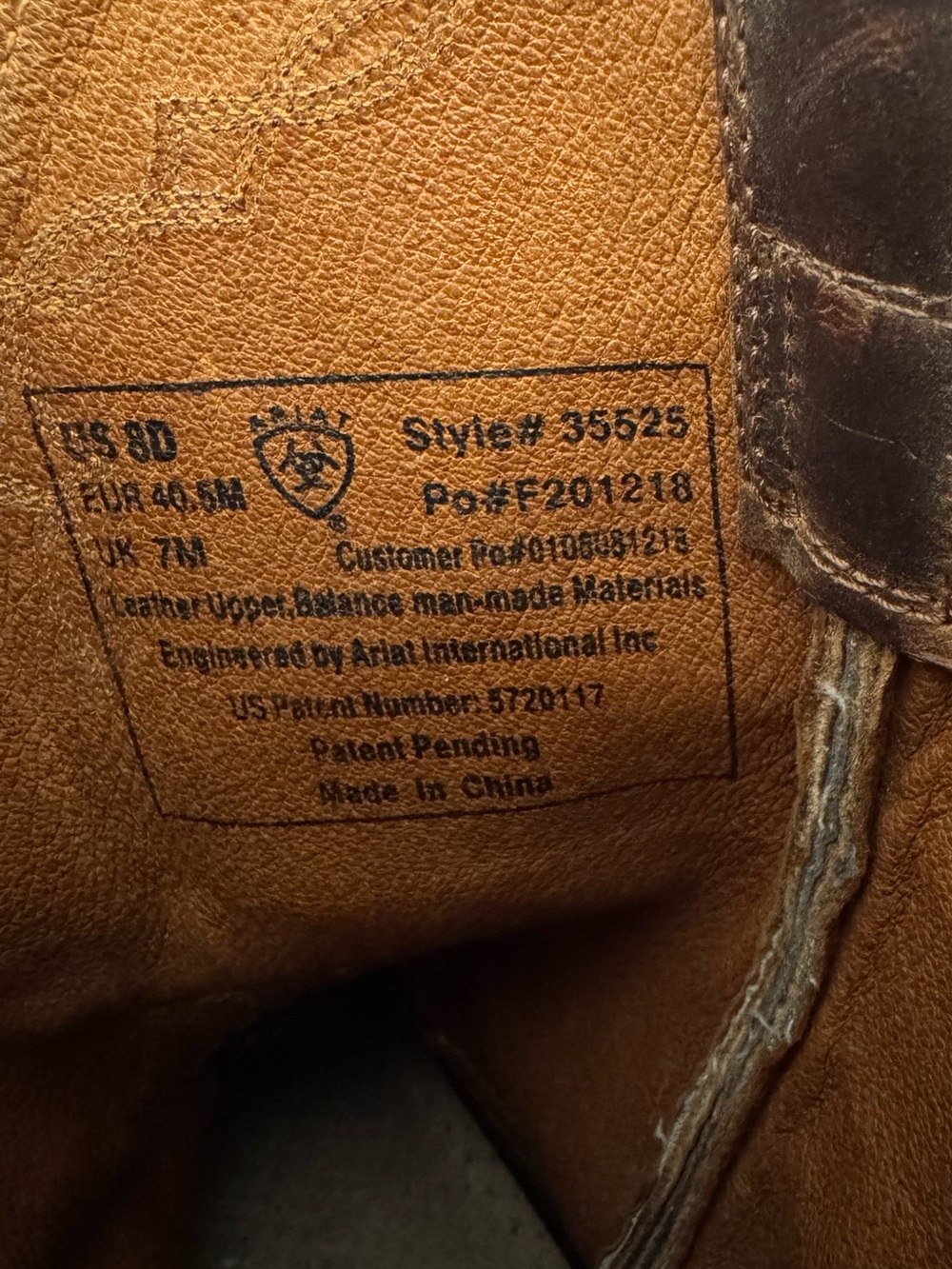 ARIAT MEN'S HERITAGE ROPER WESTERN BOOTS - Picture 12 of 13